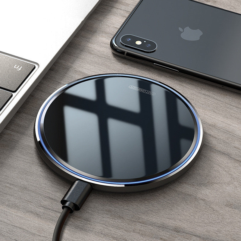 Cross-Border 10W Mirror Wireless Charger Fast Charge - Fullshopping
