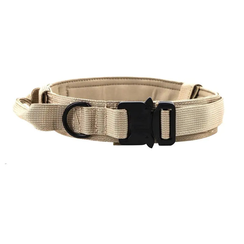 Adjustable Tactical Dog Collar and Leash Set for Training - Fullshopping