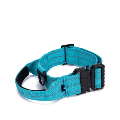 Tactical Reflective Nylon Dog Collar with Leash & Harness - Fullshopping