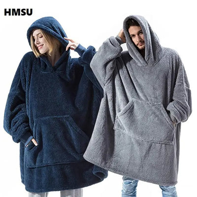 Oversized Hoodie Blanket & Socks - Fullshopping