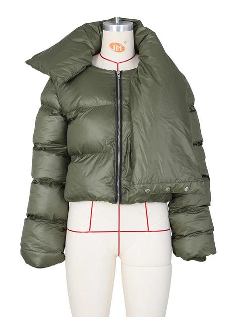 Winter Padded Scarf Coat - fullshopping