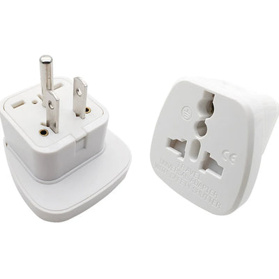 1pcs Universal American AU EU UK Swiss Italy to US travel adapter plug  Japan Canada Thailand Electric Power Convert Plug Type B - Fullshopping