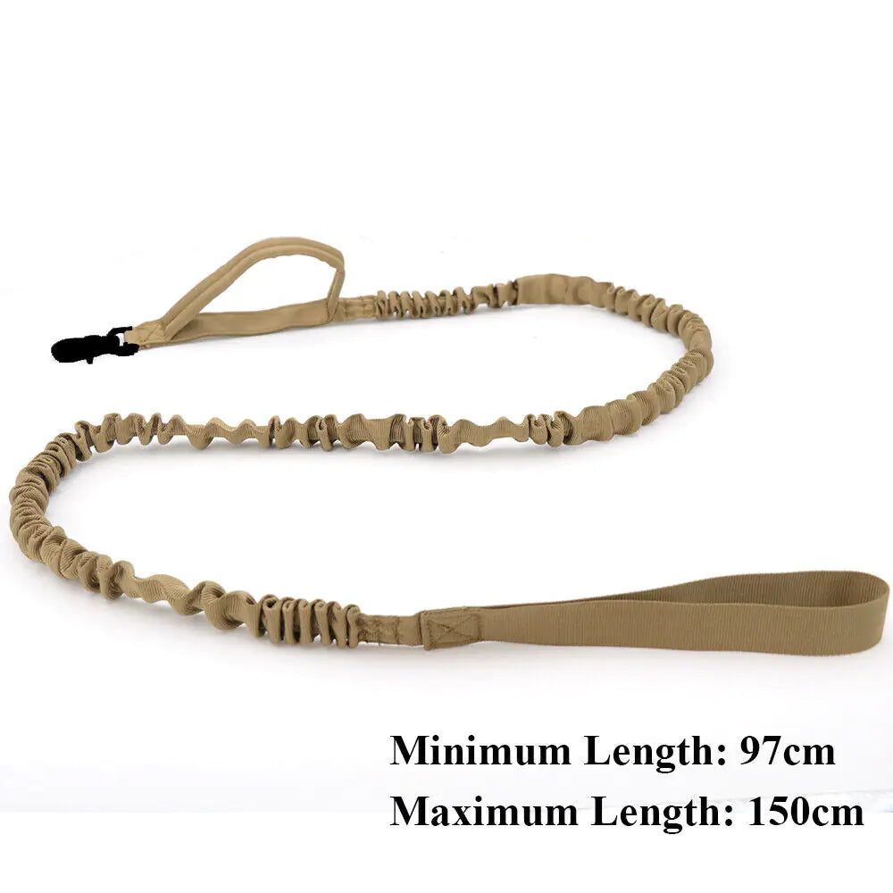 Tactical Outdoor Dog Leash for Large Dogs with Collar - Fullshopping
