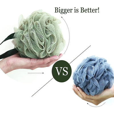 Soft Mesh Bath Sponge Balls Body Cleaner Exfoliating Scrubbers Bath Ball Nylon Cleaning Brushes Shower Puff High-End Bath Flower - Fullshopping
