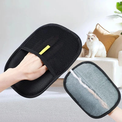 Pet Hair Remover Portable Washable Clothes Hair Dehairing Gloves Pet Cleaning Products Pet Accessories - Fullshopping