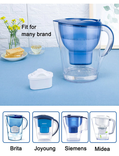 For Brita Maxtra 2PCS/6PCS Water Filters Cartridge Limescale Chlorine Impurities Purify Kettle Activate Carbon Water Filter - Fullshopping