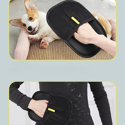 Pet Hair Remover Portable Washable Clothes Hair Dehairing Gloves Pet Cleaning Products Pet Accessories - Fullshopping