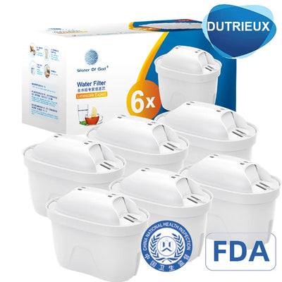 For Brita Maxtra 2PCS/6PCS Water Filters Cartridge Limescale Chlorine Impurities Purify Kettle Activate Carbon Water Filter - Fullshopping