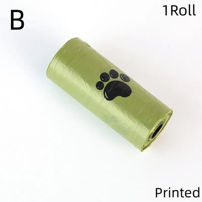 New Pet Biodegradable Trash Bag Dog Poop Bags Bulk Biobase Scented Poo Bag Degradable Cat Waste Bags Dog Poop Dispenser Gifts - Fullshopping