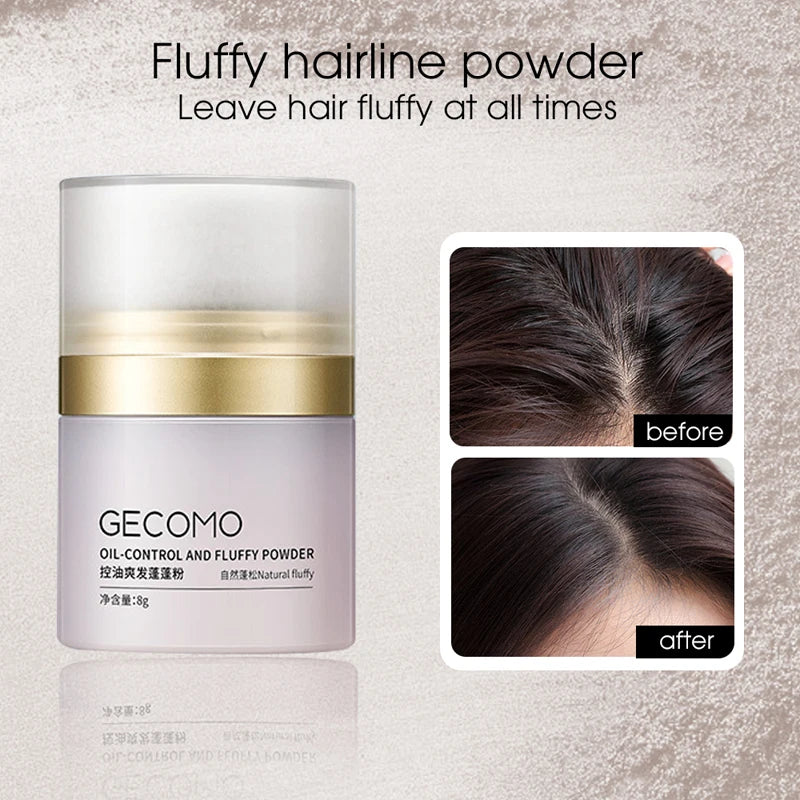 Fluffy powder, lazy bangs, greasy hair, no washing, no harm, fluffy light dry hair, spray powder - Fullshopping