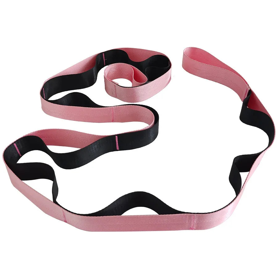 Stretching Strap Yoga Strap with Loops, Stretch Straps for Physical Therapy, Non-Elastic Exercise Strap for Pilates, Dance,Sport - Fullshopping