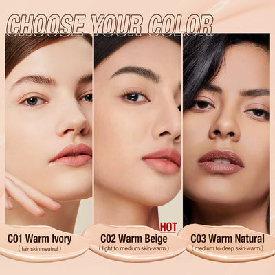 O.TWO.O 30ml Liquid Foundation Oil-control High Coverage Makeup Base Cream SPF30 Waterpoof Concealer Makeup Face Foundation - Fullshopping