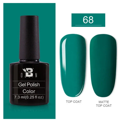 BOZLIN 15ML Super Top Coat  Function Gel No Wipe Matte Top Gel Transparent Soak Off  UV LED Nail Art Manicure Gel Varnish Primer - Fullshopping
