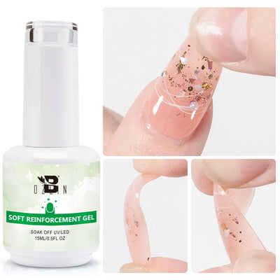 BOZLIN 15ML Super Top Coat  Function Gel No Wipe Matte Top Gel Transparent Soak Off  UV LED Nail Art Manicure Gel Varnish Primer - Fullshopping