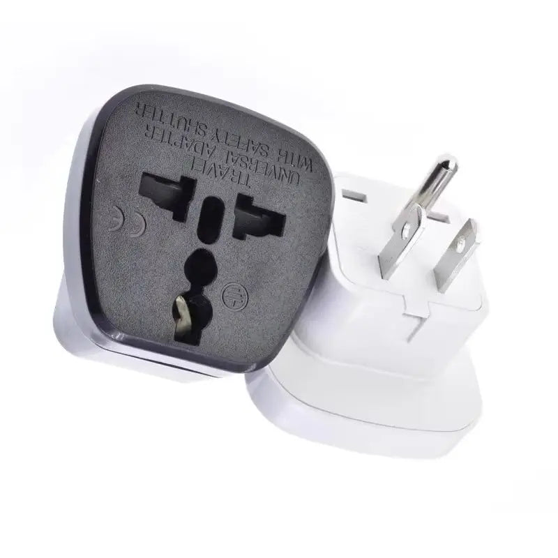 1pcs Universal American AU EU UK Swiss Italy to US travel adapter plug  Japan Canada Thailand Electric Power Convert Plug Type B - Fullshopping