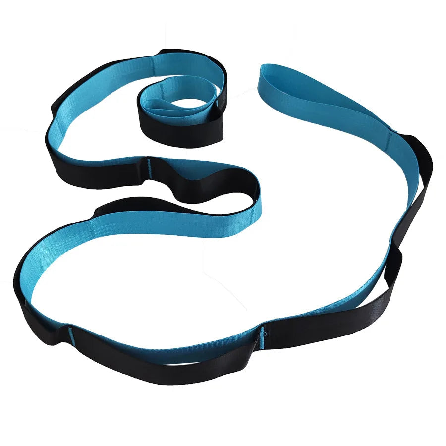 Stretching Strap Yoga Strap with Loops, Stretch Straps for Physical Therapy, Non-Elastic Exercise Strap for Pilates, Dance,Sport - Fullshopping