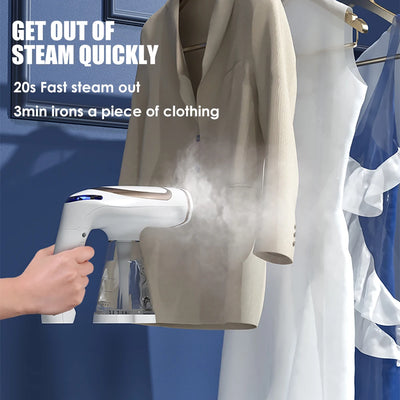 Steam Iron Garment Steamer Handheld Steamer 1600W Travel Vertical Mini Portable High Quality Home Travelling For Clothes Ironing - Fullshopping
