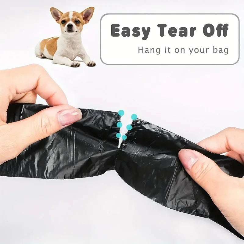 Dog Poop Bags Portable Pet Waste Bags Durable And Leak Proof Dog Garbage Bags With Dispenser Pet Cleaning Supplies For Outdoor - Fullshopping
