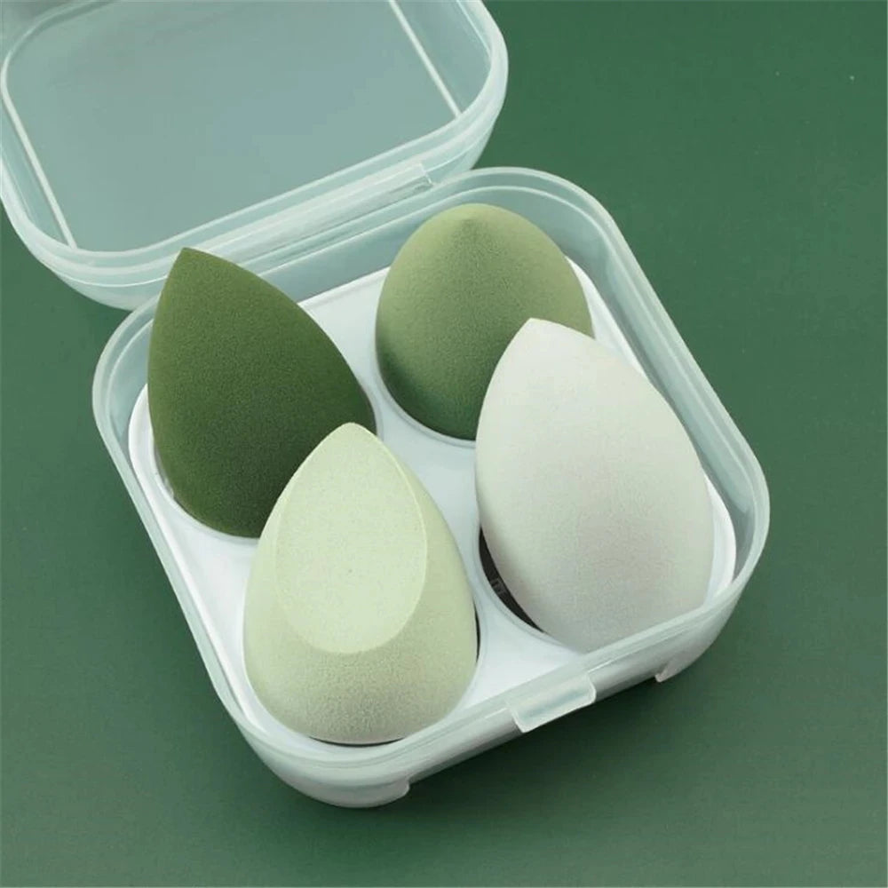 4 Pieces Makeup Sponge Blenders Blending Sponge Foundation Applicator Cosmetic Sponges makeup tools free shipping wholesale - Fullshopping