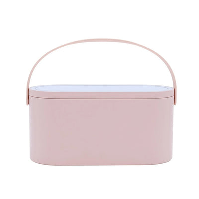 Cosmetic Storage Box, Cosmetic Bag, Makeup Bag, Portable Toiletry Case, Travel Cosmetic Case With Mirror And LED Lights; Great G - Fullshopping