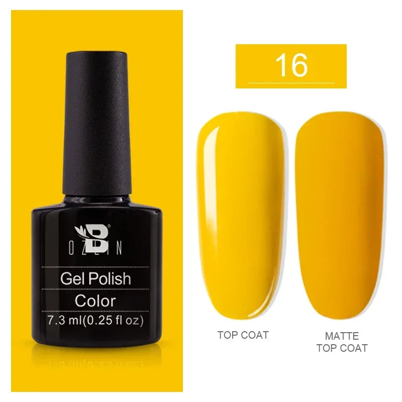 BOZLIN 15ML Super Top Coat  Function Gel No Wipe Matte Top Gel Transparent Soak Off  UV LED Nail Art Manicure Gel Varnish Primer - Fullshopping