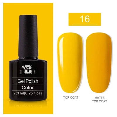 BOZLIN 15ML Super Top Coat  Function Gel No Wipe Matte Top Gel Transparent Soak Off  UV LED Nail Art Manicure Gel Varnish Primer - Fullshopping