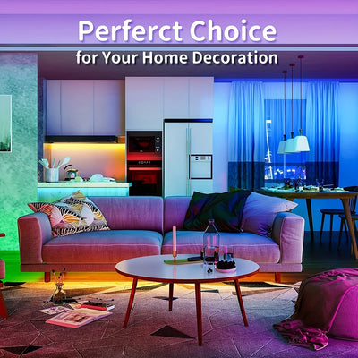 10m 20m Led Strip Lights with 44 Key Remote Control RGB Tape Led Wall Room for Home Bedroom Party Decor TV Backlight - Fullshopping