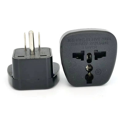 1pcs Universal American AU EU UK Swiss Italy to US travel adapter plug  Japan Canada Thailand Electric Power Convert Plug Type B - Fullshopping