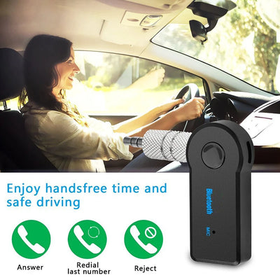 Wireless Bluetooth 5.0 Audio Receiver Mini Bluetooth Stereo AUX USB for PC Earphone Car Handfree Wireless Bluetooth Adapter 2in1 - Fullshopping