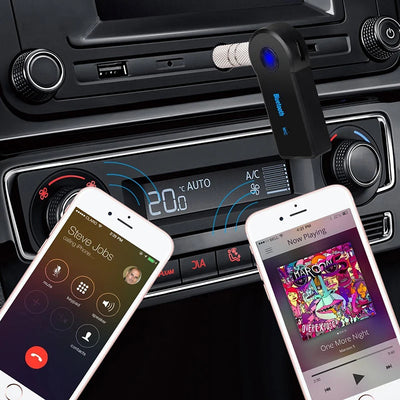 Wireless Bluetooth 5.0 Audio Receiver Mini Bluetooth Stereo AUX USB for PC Earphone Car Handfree Wireless Bluetooth Adapter 2in1 - Fullshopping