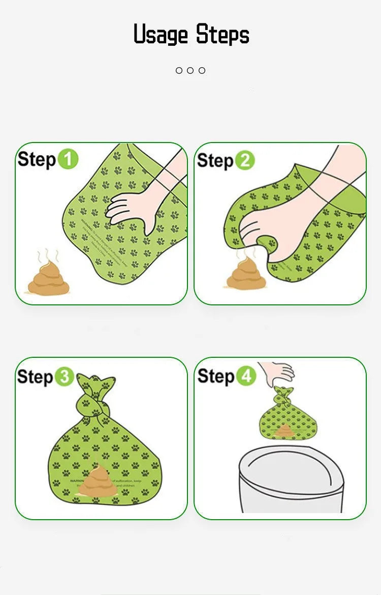 New Pet Biodegradable Trash Bag Dog Poop Bags Bulk Biobase Scented Poo Bag Degradable Cat Waste Bags Dog Poop Dispenser Gifts - Fullshopping