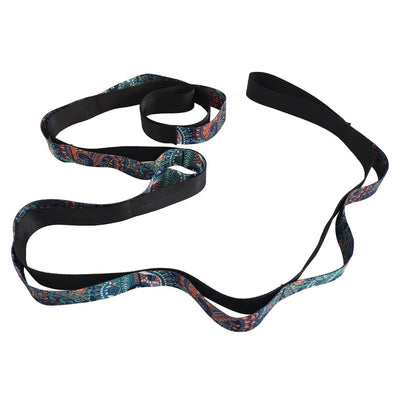 Stretching Strap Yoga Strap with Loops, Stretch Straps for Physical Therapy, Non-Elastic Exercise Strap for Pilates, Dance,Sport - Fullshopping