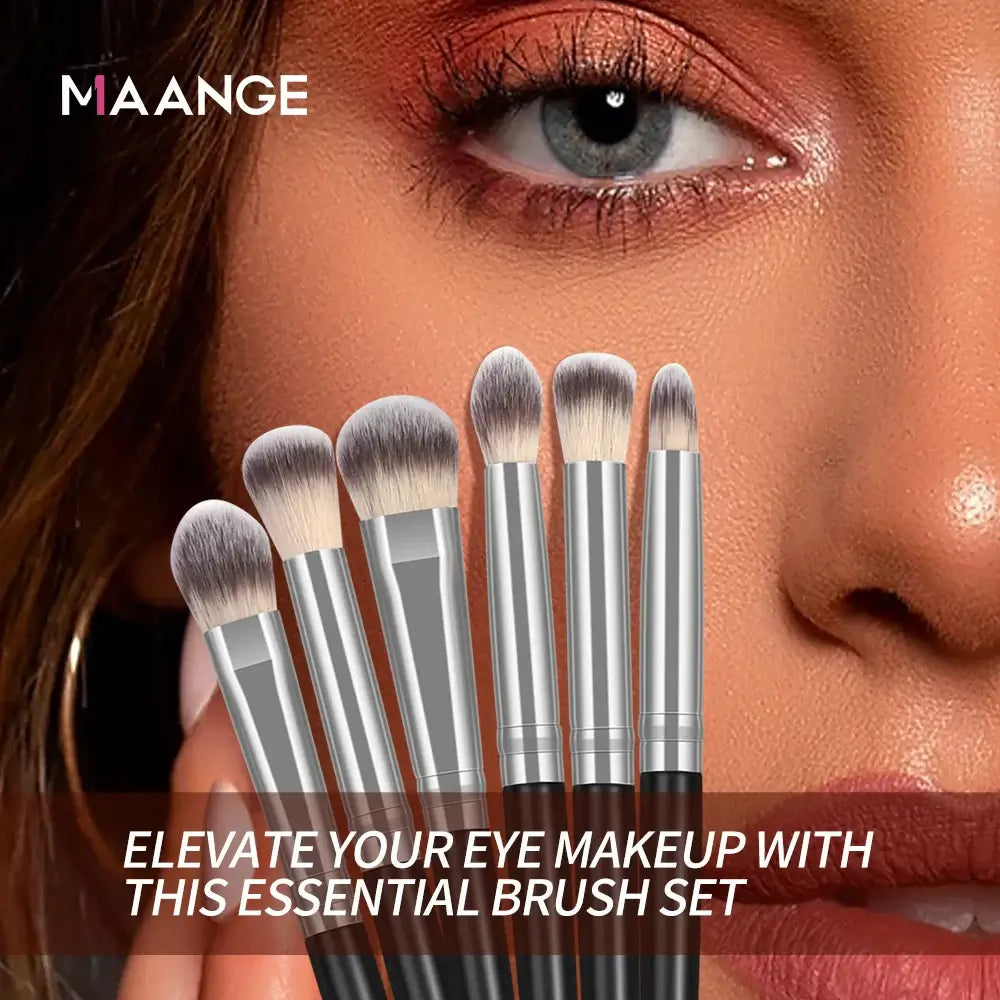 MAANGE 30pcs Professional Makeup Brush Set Foundation Concealers Eye Shadows Powder Blush Blending Brushes Beauty Tools with Bag - Fullshopping