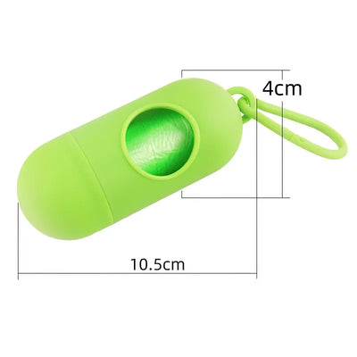 New Pet Biodegradable Trash Bag Dog Poop Bags Bulk Biobase Scented Poo Bag Degradable Cat Waste Bags Dog Poop Dispenser Gifts - Fullshopping