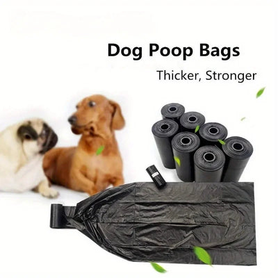 Dog Poop Bags Portable Pet Waste Bags Durable And Leak Proof Dog Garbage Bags With Dispenser Pet Cleaning Supplies For Outdoor - Fullshopping