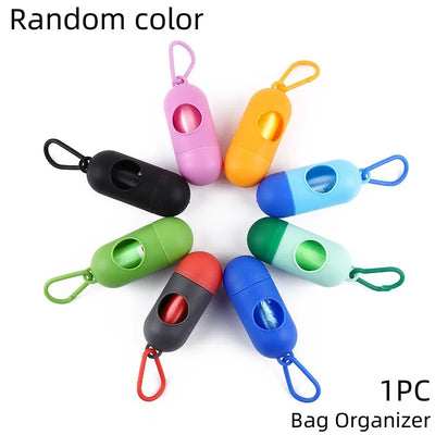 New Pet Biodegradable Trash Bag Dog Poop Bags Bulk Biobase Scented Poo Bag Degradable Cat Waste Bags Dog Poop Dispenser Gifts - Fullshopping