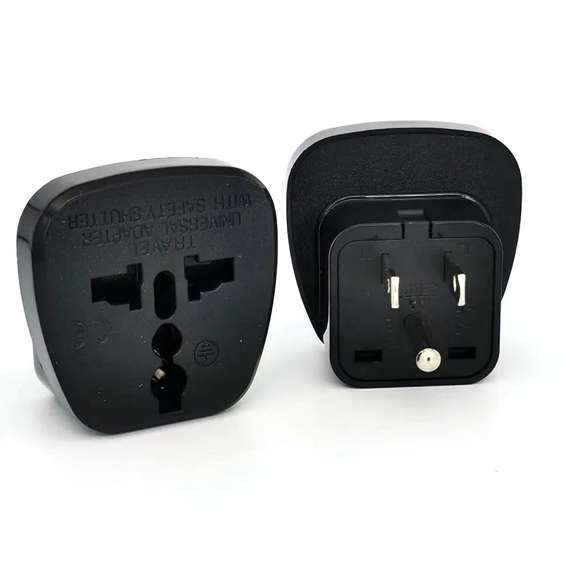 1pcs Universal American AU EU UK Swiss Italy to US travel adapter plug  Japan Canada Thailand Electric Power Convert Plug Type B - Fullshopping
