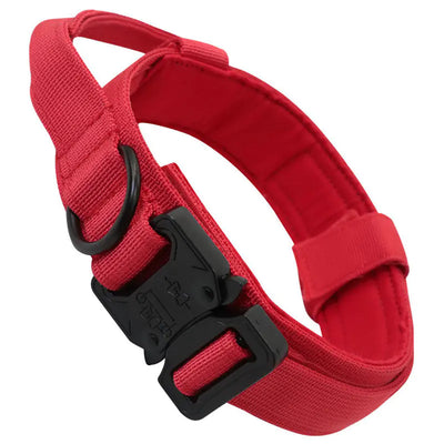 Adjustable Tactical Dog Collar and Leash Set for Training - Fullshopping