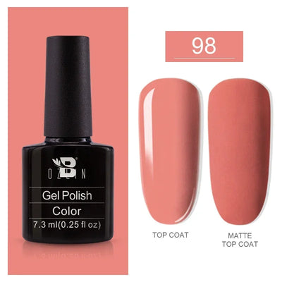 BOZLIN 15ML Super Top Coat  Function Gel No Wipe Matte Top Gel Transparent Soak Off  UV LED Nail Art Manicure Gel Varnish Primer - Fullshopping