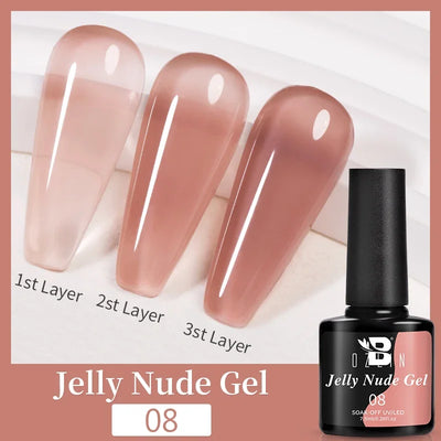 BOZLIN 15ML Super Top Coat  Function Gel No Wipe Matte Top Gel Transparent Soak Off  UV LED Nail Art Manicure Gel Varnish Primer - Fullshopping