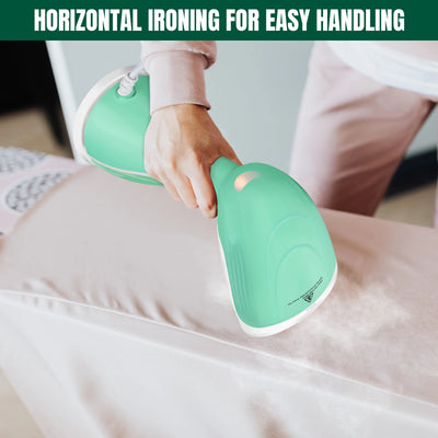 Portable Handheld Steamer Iron, 300ML Large Tank Mini Garment Steamer for Home/Dorm/Travel, Quick Heat-Up, Anti-Wrinkle & Steril - Fullshopping