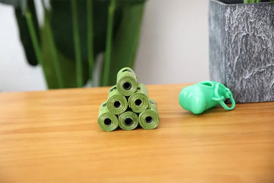 New Pet Biodegradable Trash Bag Dog Poop Bags Bulk Biobase Scented Poo Bag Degradable Cat Waste Bags Dog Poop Dispenser Gifts - Fullshopping