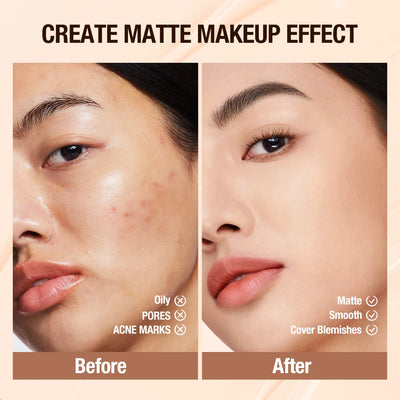 O.TWO.O 30ml Liquid Foundation Oil-control High Coverage Makeup Base Cream SPF30 Waterpoof Concealer Makeup Face Foundation - Fullshopping