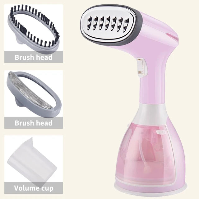 saengQ Handheld Garment Steamer 1500W Electric Household Fabric Steam Iron 280ml Portable Vertical Fast-Heat For Clothes Ironing - Fullshopping