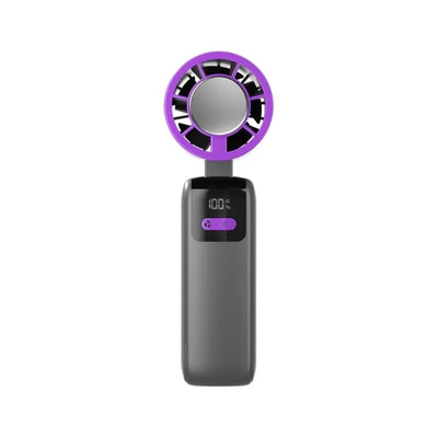 New handheld cooling fan with 100 levels of cooling and folding, portable turbo fan fan - Fullshopping