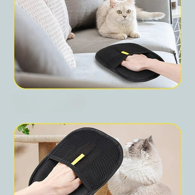 Pet Hair Remover Portable Washable Clothes Hair Dehairing Gloves Pet Cleaning Products Pet Accessories - Fullshopping