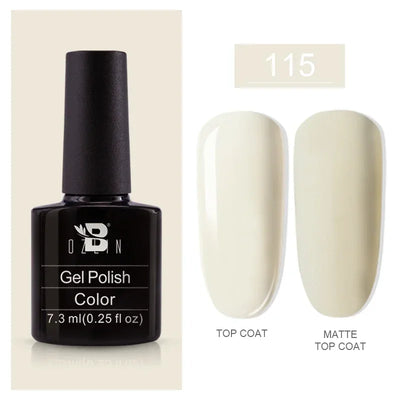 BOZLIN 15ML Super Top Coat  Function Gel No Wipe Matte Top Gel Transparent Soak Off  UV LED Nail Art Manicure Gel Varnish Primer - Fullshopping