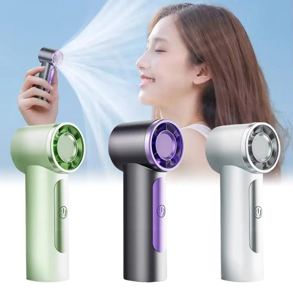 Portable Handheld Fan,4000mAh Rechargeable Turbo Personal Mini Fan,Pocket Design for Concerts, Sports Games, Camping, Travelling - Fullshopping