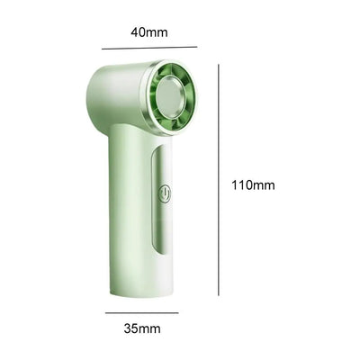 Portable Handheld Fan,4000mAh Rechargeable Turbo Personal Mini Fan,Pocket Design for Concerts, Sports Games, Camping, Travelling - Fullshopping