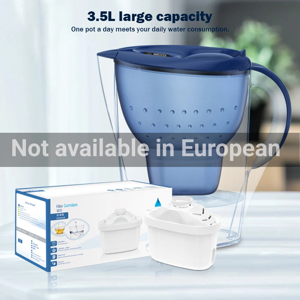 1-10pc Water Filter Jug Cartridges for Brita- Maxtra Reducing Limescale Chlorine Replacement Filter Cartridges Activated Carbon - Fullshopping